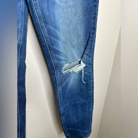 EUC PAIGE Sarah High Rise Slim Jeans - Briony Destructed - Picture 8 of 13